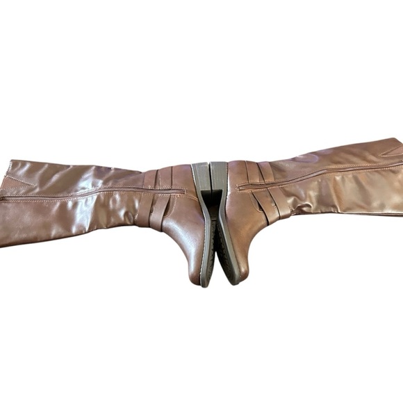 Style & Co Maliaa Brown Buckled Riding Boot Size 6 - Picture 7 of 10